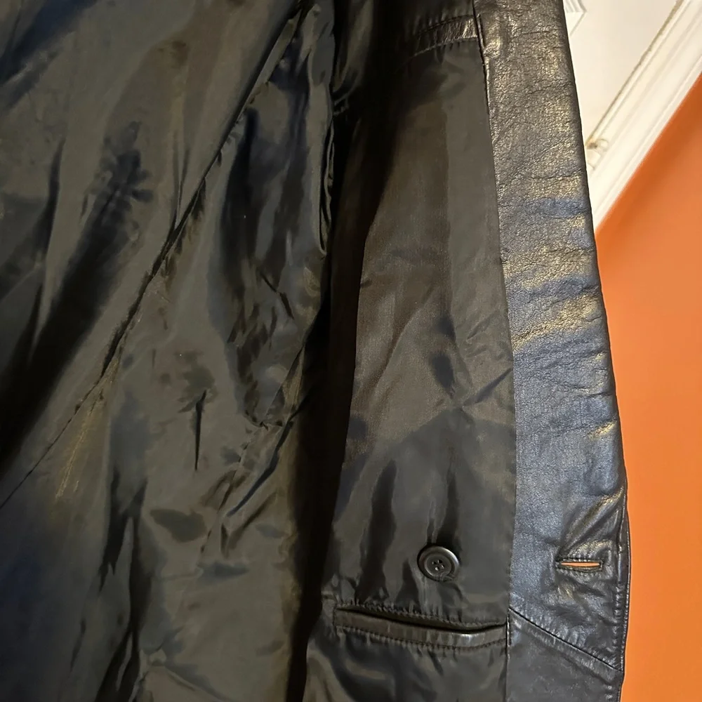 UNISEX Vintage Leather Blazer - Picture 11 of 11